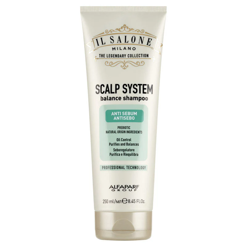 ALFAPARF IL SALONE MILANO SCALP SYSTEM BALANCE Oczyszczający szampon do włosów przetłuszczających się 250 ml