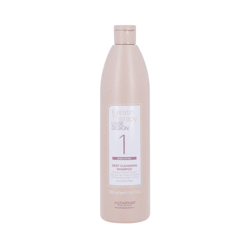 ALFAPARF LISSE DESIGN KERATIN THERAPY Szampon głęboko oczyszczający 500 ml