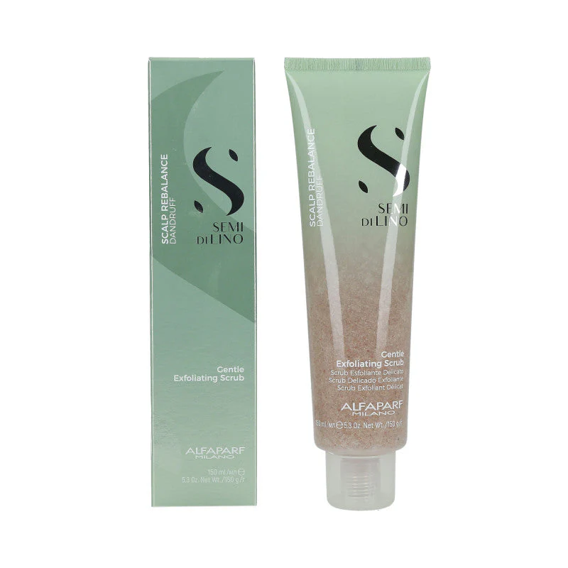 ALFAPARF SEMI DI LINO SCALP REBALANCE Dandruff Delikatny peeling do skóry głowy 150 ml