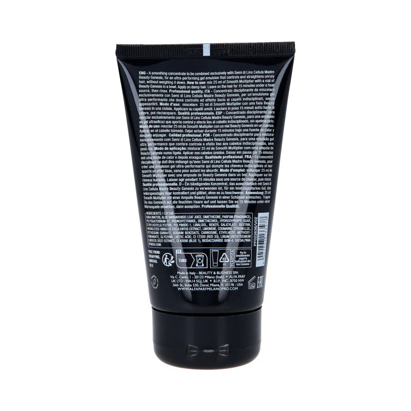 ALFAPARF SEMI DI LINO SUBLIME CELLULA MADRE Multiplikator wygładzający do włosów niesfornych i kędzierzawych 150 ml - Image 2