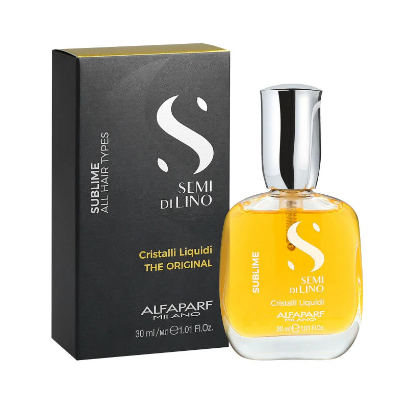ALFAPARF SEMI DI LINO SUBLIME Cristalli Liquidi Płynne kryształki do włosów 30 ml
