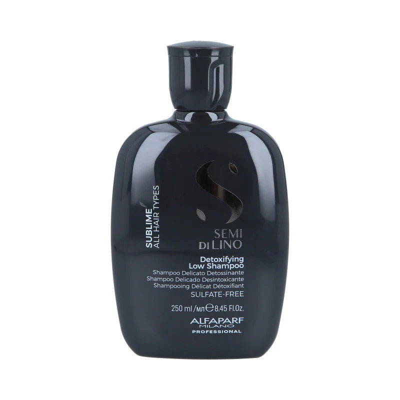 ALFAPARF SEMI DI LINO SUBLIME Oczyszczająco-detoksykujący szampon dla każdego rodzaju włosów 250 ml