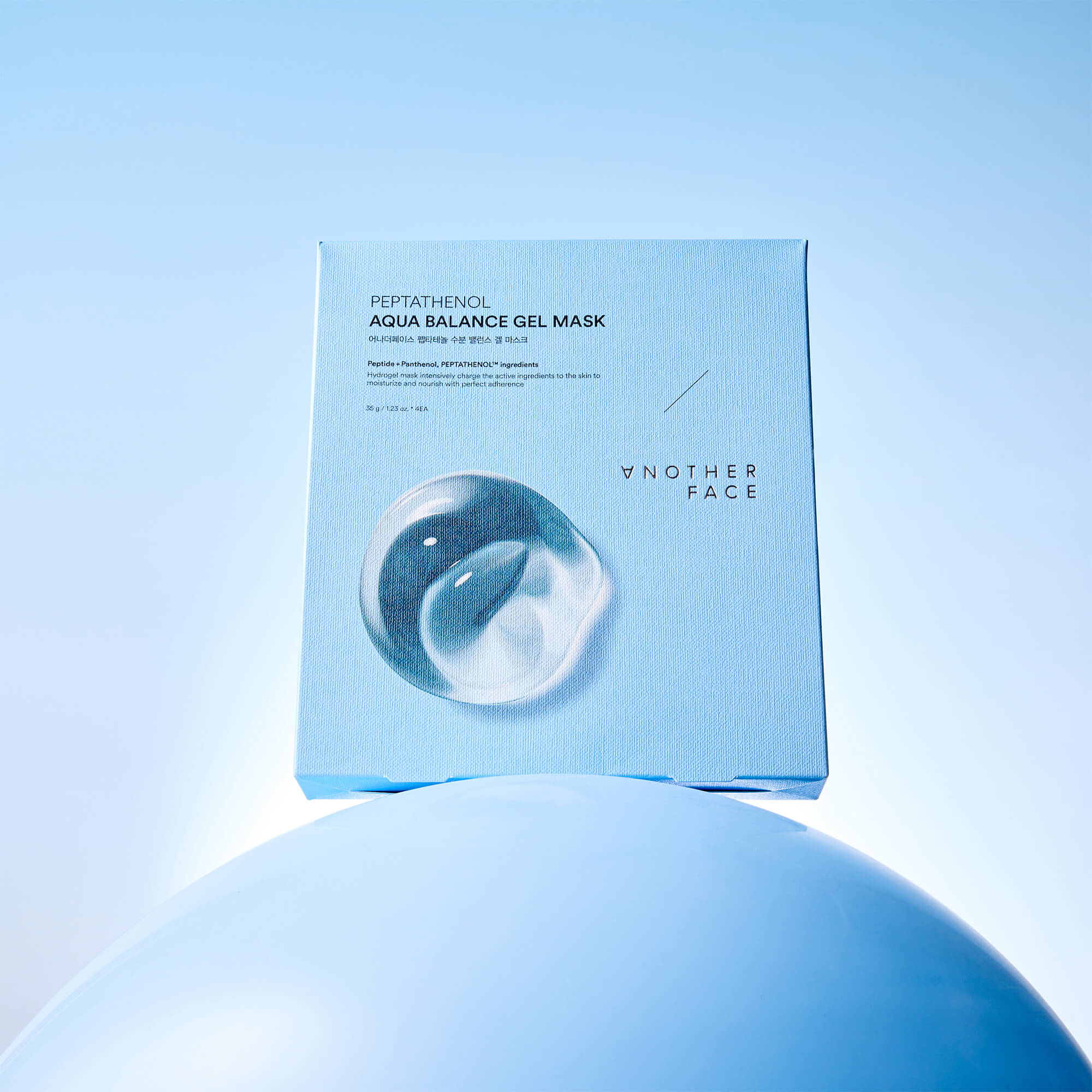 ANOTHER FACE PEPTATHENOL AQUA BALANCE GEL MASK Intensywnie nawilżająca hydrożelowa maska do twarzy (4x35 g) - Image 3