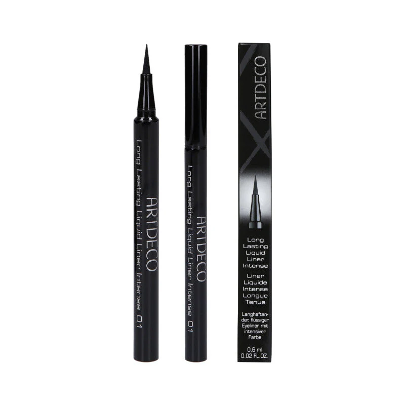 ARTDECO LONG LASTING LIQUID LINER INTENSE Płynny intensywny eyeliner w pisaku 01 Black 0,6 ml