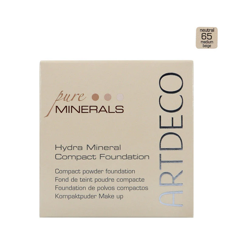 ARTDECO PURE MINERALS HYDRA Nawilżający podkład mineralny w pudrze 65 Medium Beige 10 g