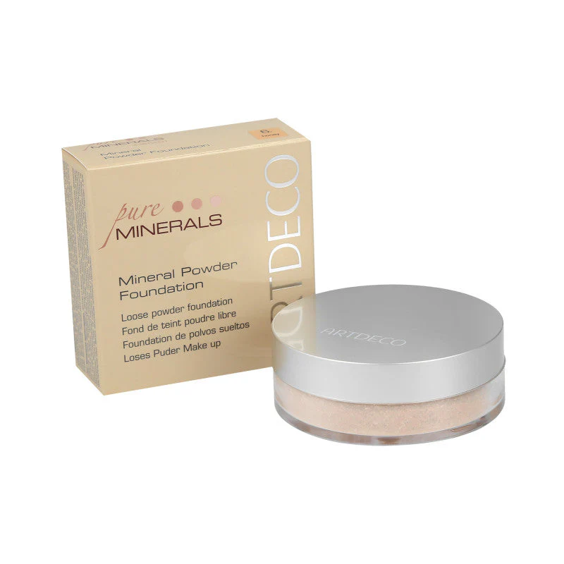ARTDECO PURE MINERALS Podkład mineralny w pudrze 6 Honey 15 g