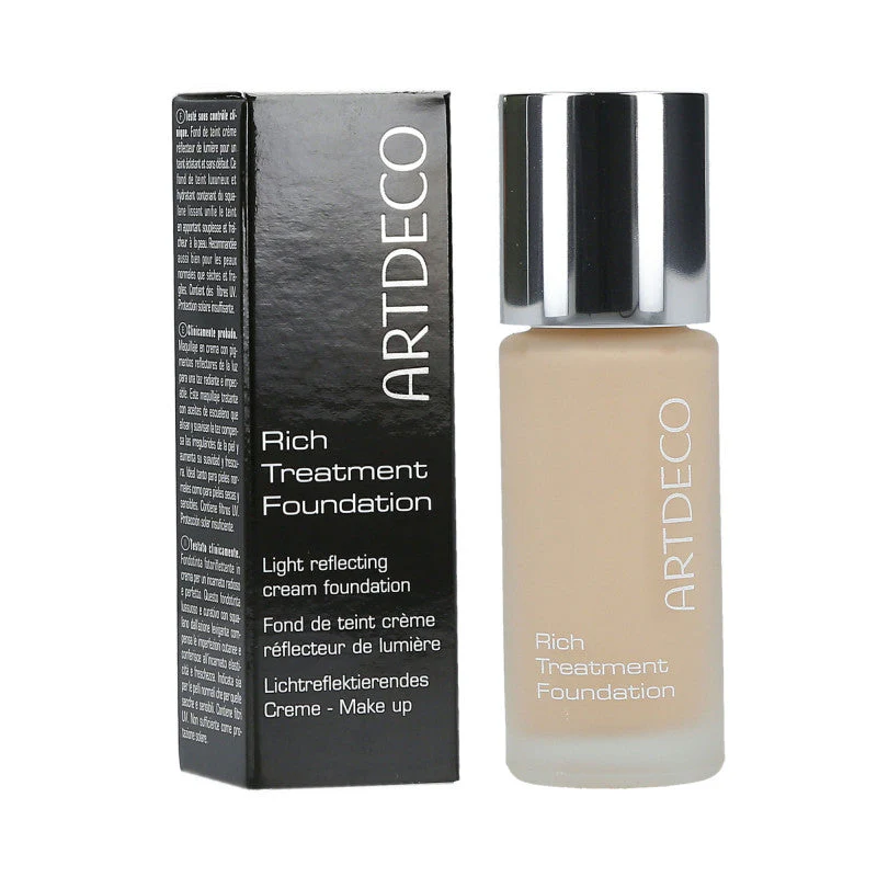 ARTDECO Rich Treatment Kremowy rozświetlający podkład do twarzy 10 Sunny Shell 20 ml