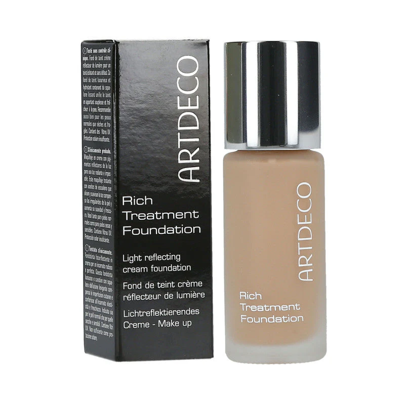 ARTDECO Rich Treatment Kremowy rozświetlający podkład do twarzy 21 Delicious Cinnamon 20 ml