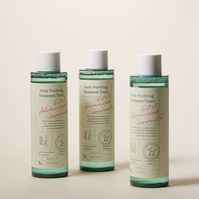 AXIS-Y DAILY PURIFYING Oczyszczający tonik z kwasem salicylowym do skóry tłustej i trądzikowej 200 ml - Image 2