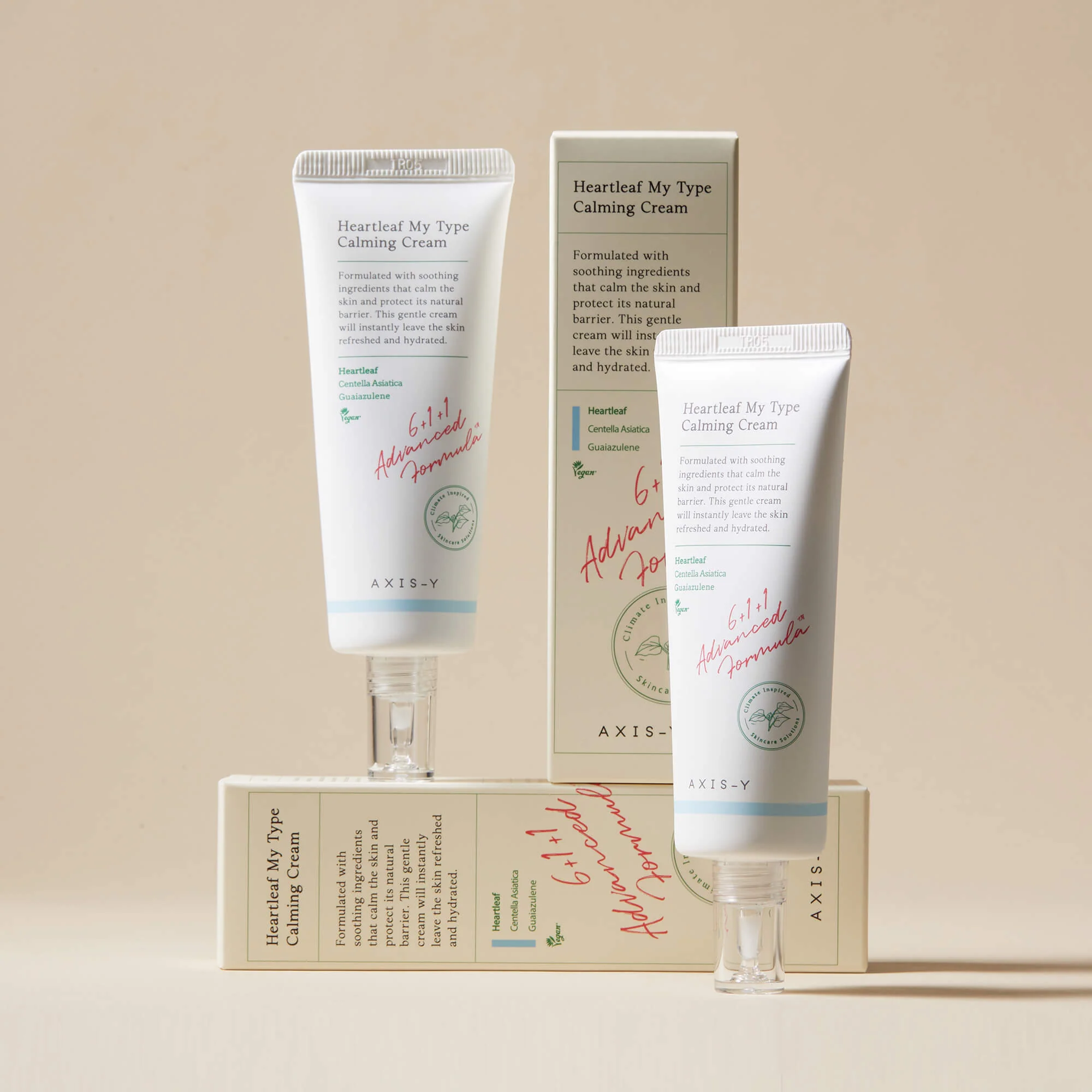 AXIS-Y HEARTLEAF MY-TYPE CALMING CREAM Kojący krem do twarzy 60 ml - Image 2