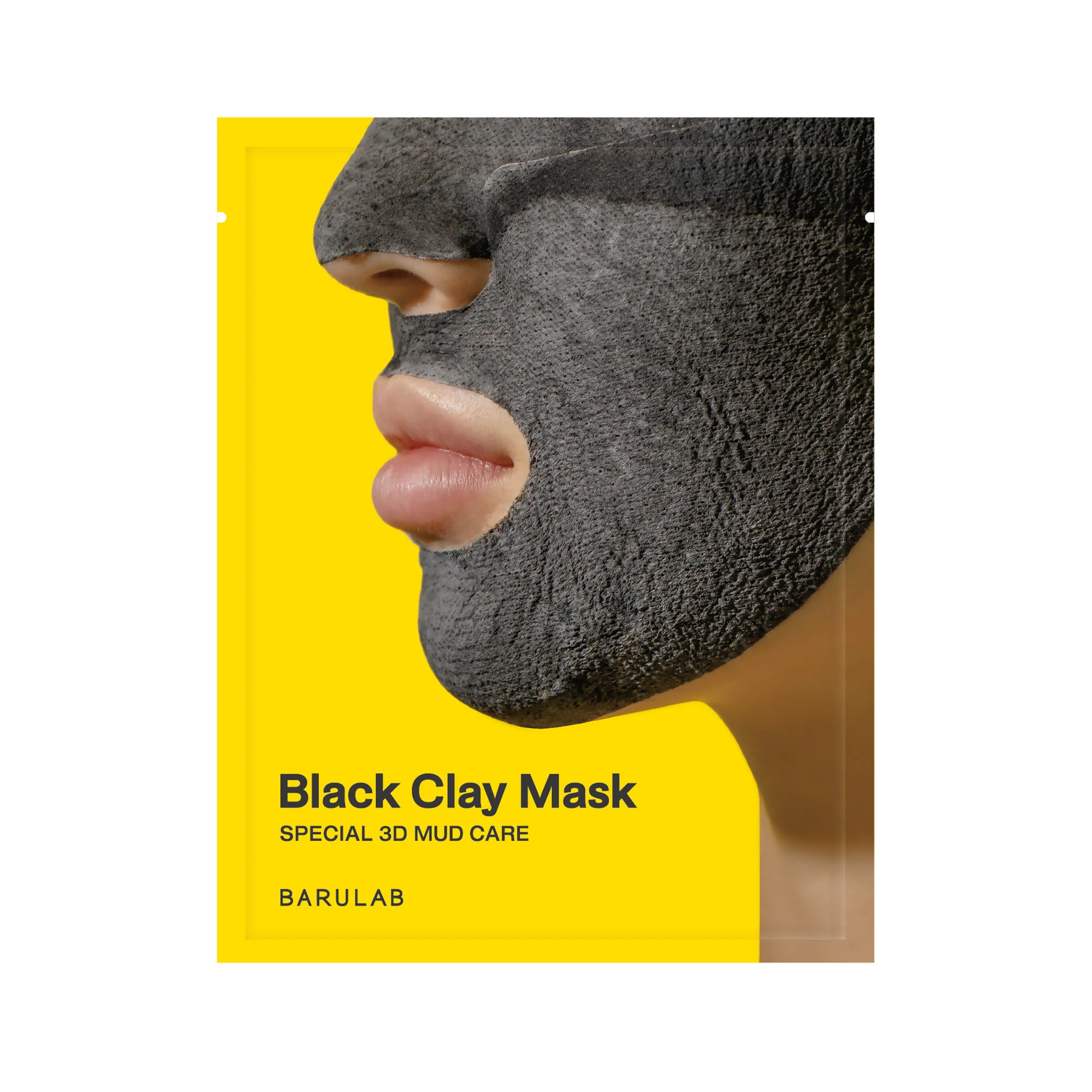 BARULAB BLACK CLAY 7IN1 TOTAL SOLUTION Maska w płachcie z czarną glinką i pyłem wulkanicznym 15 g