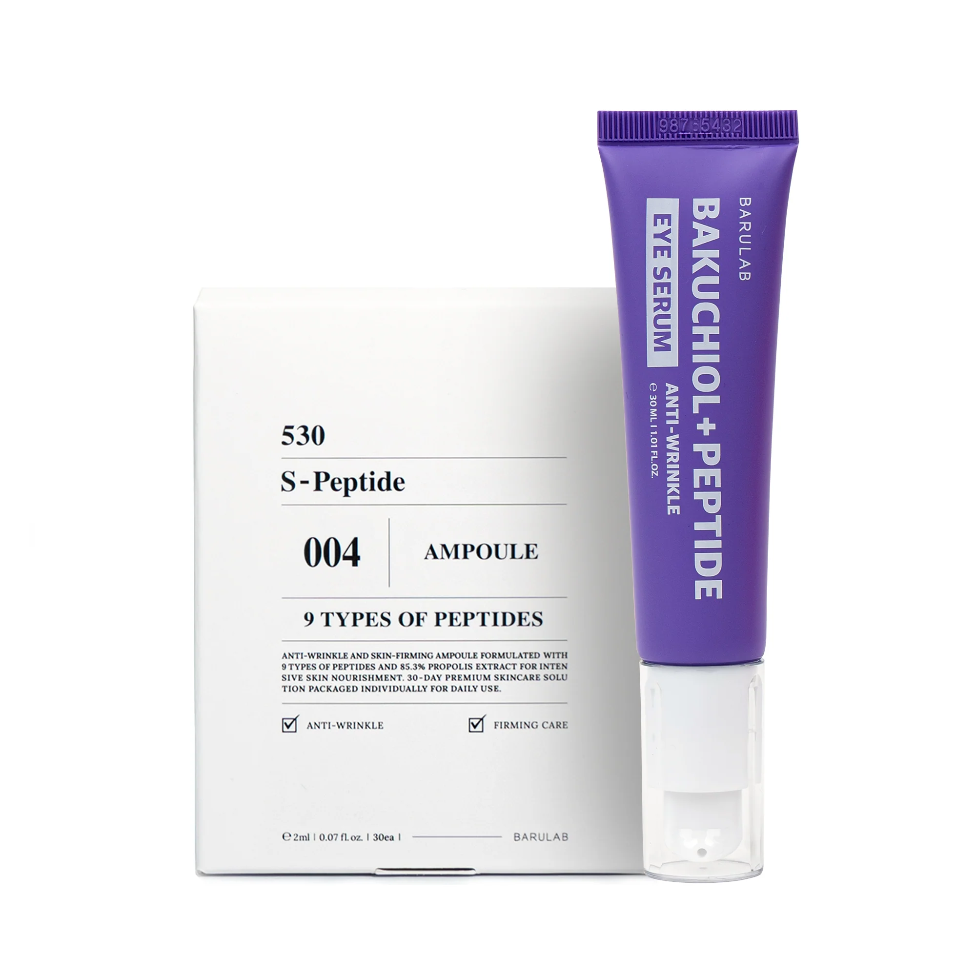 BARULAB Peptide Renewal Set – zestaw ujędrniająco-odmładzający z peptydami i bakuchiolem