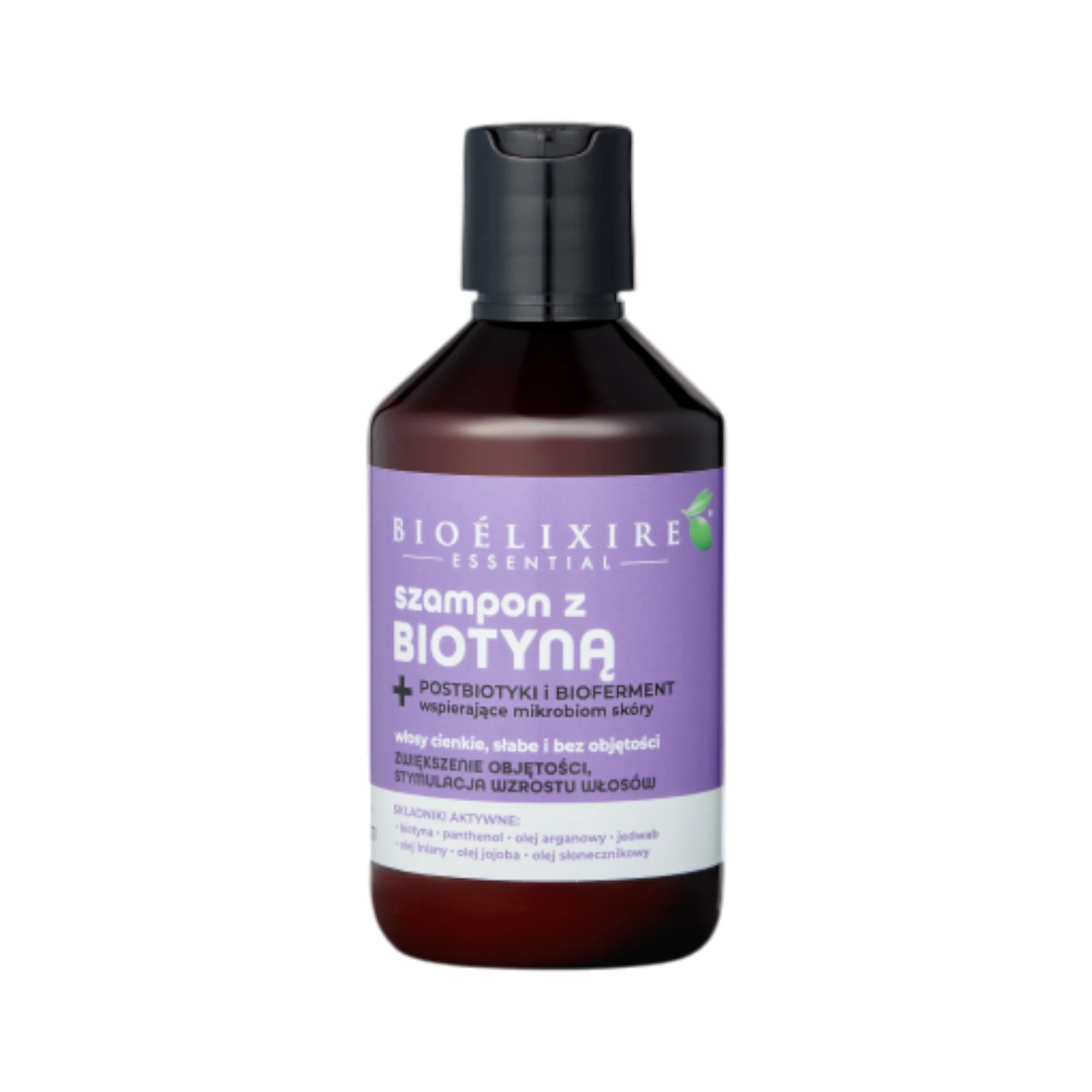 BIOELIXIRE ESSENTIAL Wzmacniający szampon do włosów z biotyną 300 ml