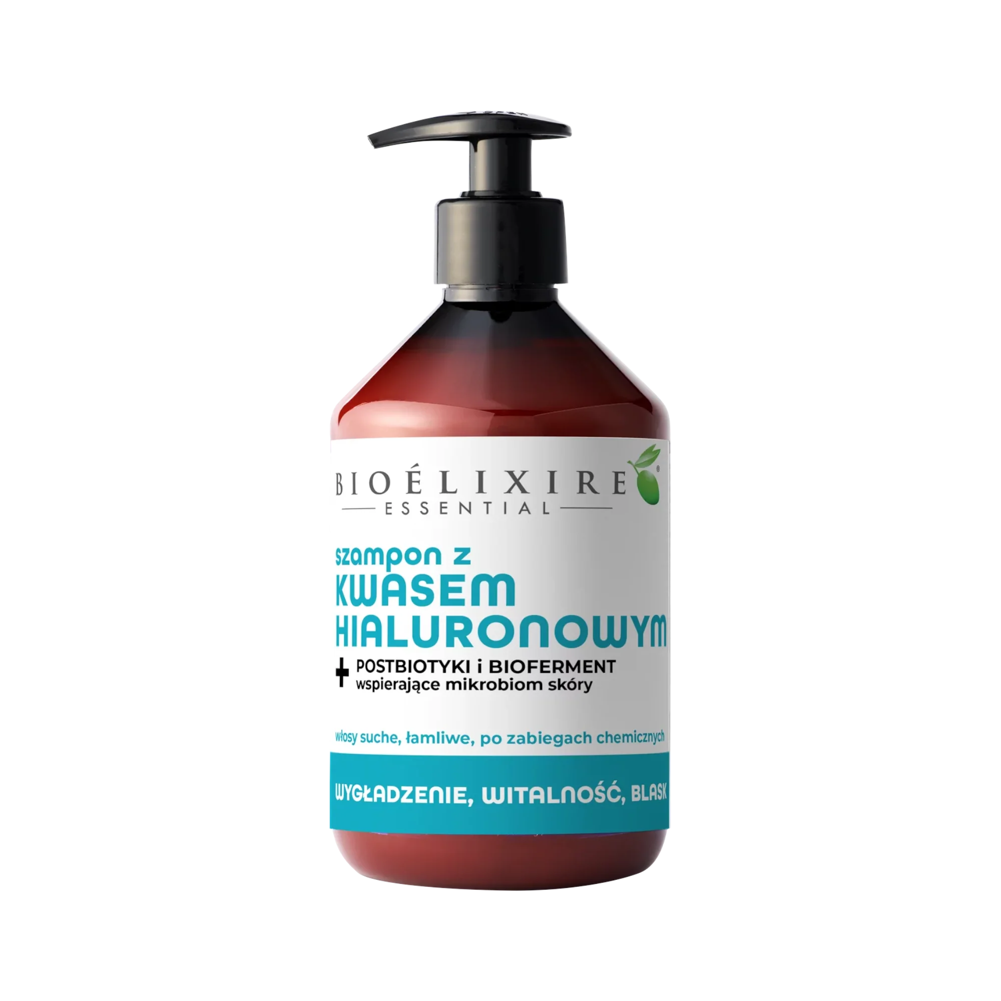 BIOELIXIRE ESSENTIAL Nawilżający szampon do włosów z kwasem hialuronowym 500 ml