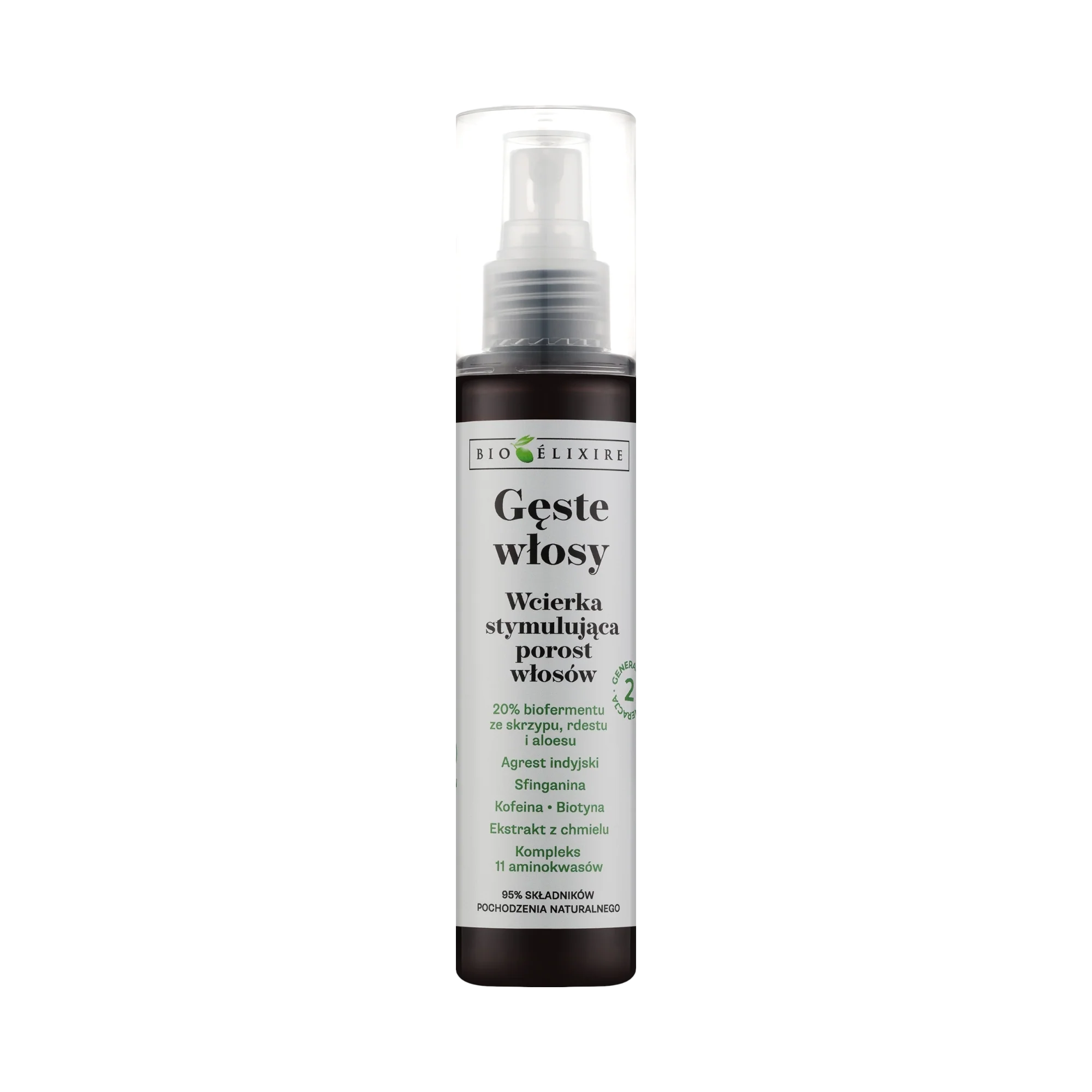 BIOELIXIRE GĘSTE WŁOSY Wcierka stymulująca porost włosów 150 ml