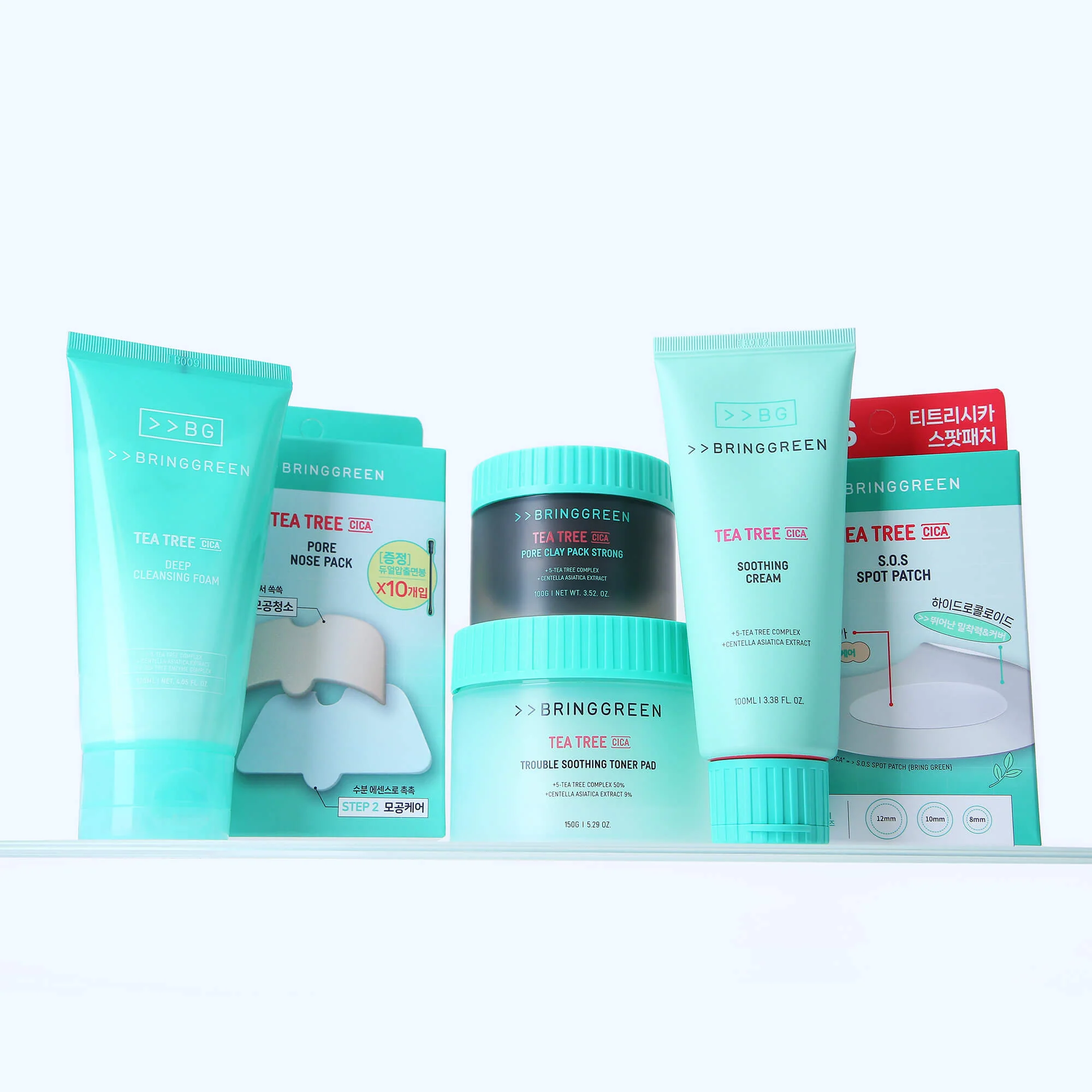 BRINGGREEN Tea Tree Cica Deep Cleansing Foam – Głęboko oczyszczająca pianka do mycia twarzy z drzewem herbacianym i cica 120 ml - Image 4