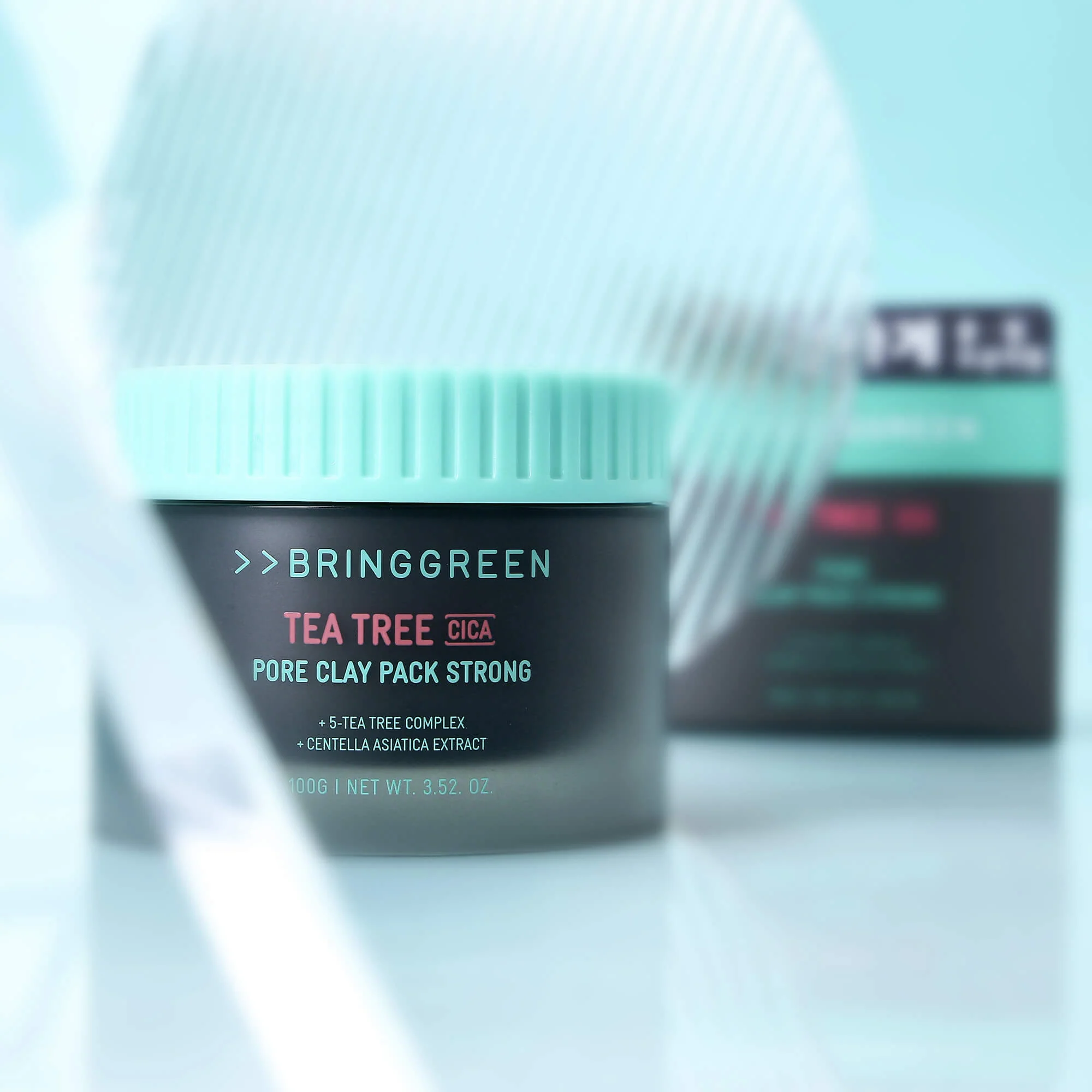 BRINGGREEN Tea Tree Cica Pore Clay Pack Strong – Intensywnie oczyszczająca glinkowa maska do twarzy z drzewem herbacianym i cica 100 g - Image 7
