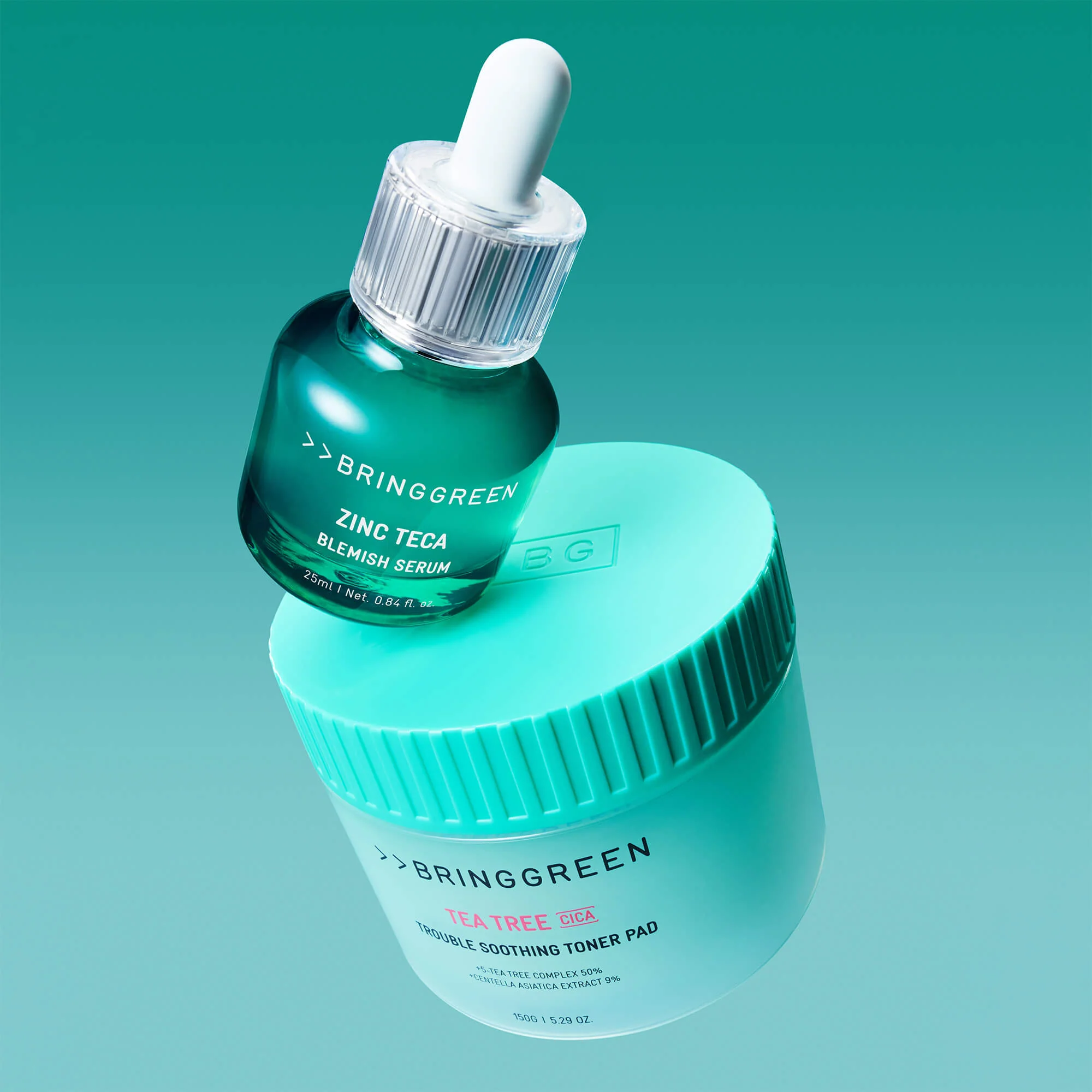 BRINGGREEN Tea Tree Cica Trouble Soothing Toner Pad – Kojące płatki tonizujące z drzewem herbacianym i cica, 90 szt. - Image 10