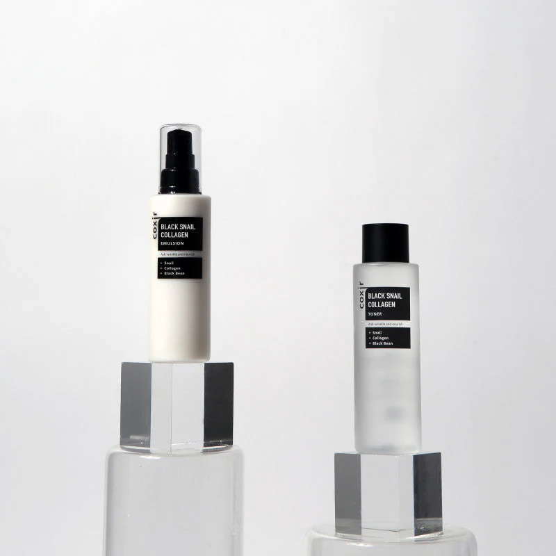 COXIR BLACK SNAIL COLLAGEN LINE Regenerująca emulsja z mucyną ślimaka i kolagenem 100 ml - Image 2