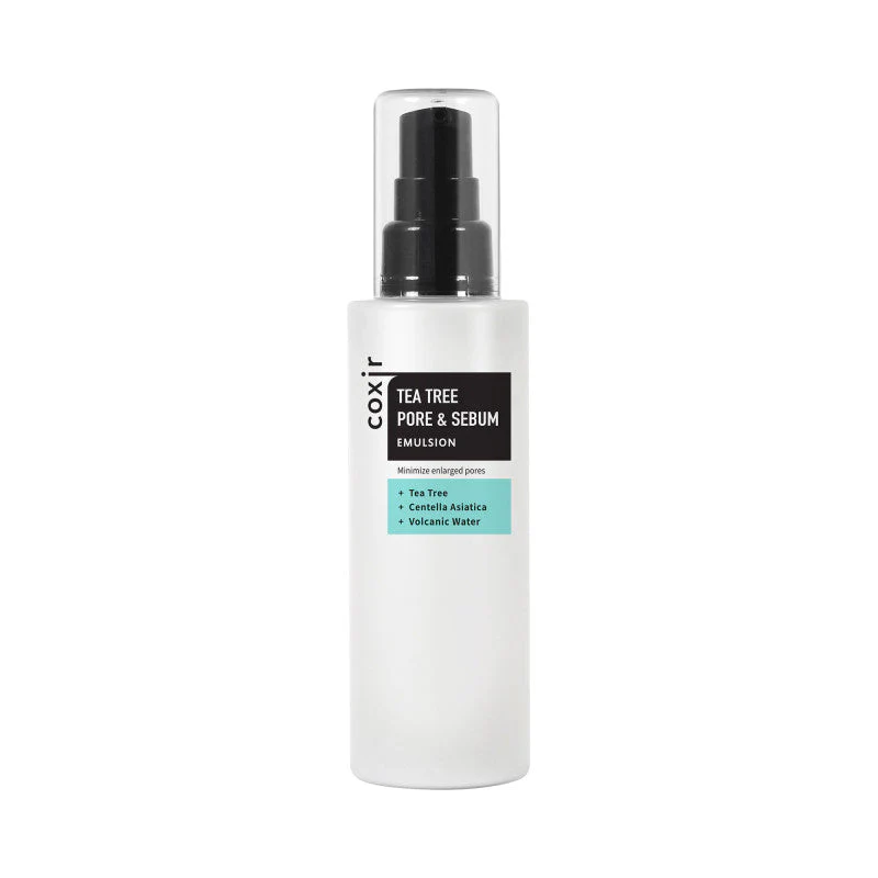 COXIR TEA TREE PORE LINE Nawilżająca emulsja regulująca sebum z ekstraktem z drzewa herbacianego 100 ml