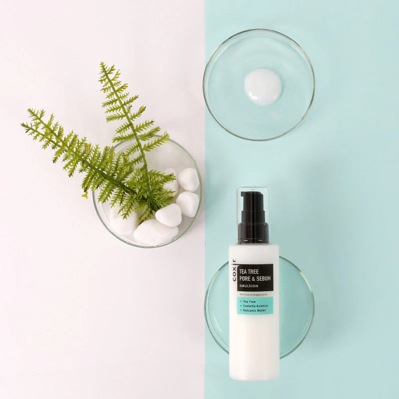 COXIR TEA TREE PORE LINE Nawilżająca emulsja regulująca sebum z ekstraktem z drzewa herbacianego 100 ml - Image 2