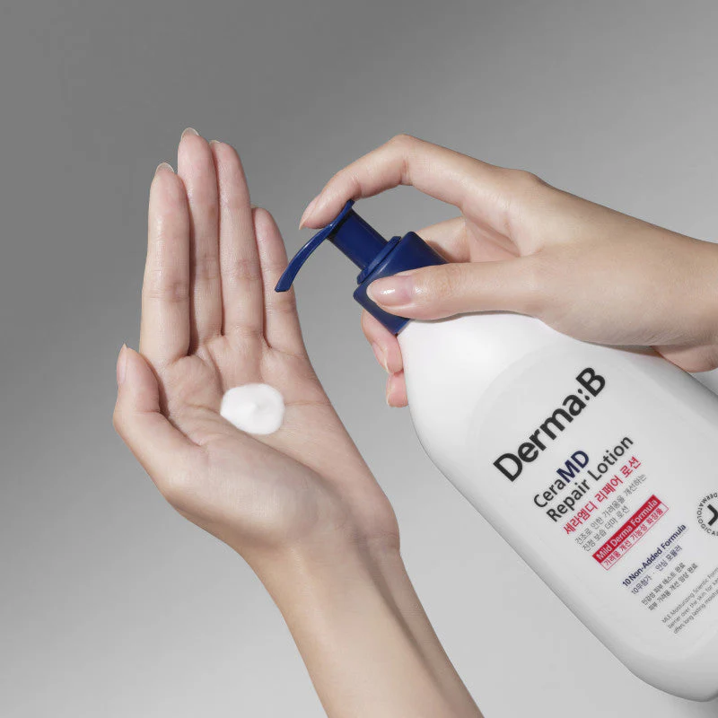 DERMA:B CERAMD Regenerujący balsam nawilżający do skóry wrażliwej 400 ml - Image 2