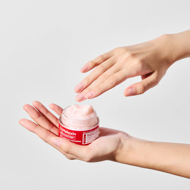 DR.MELAXIN ASTAXANTHIN ANTI-FRECKLES & WHITENING CAPSULE CREAM Rozjaśniający krem odmładzający z astaksantyną 50 ml - Image 3