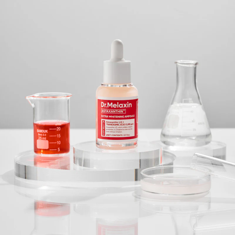 DR. MELAXIN ASTAXANTHIN BRIGHTENING AMPOULE Rozjaśniające serum-ampułka z astaksantyną 30 ml - Image 3