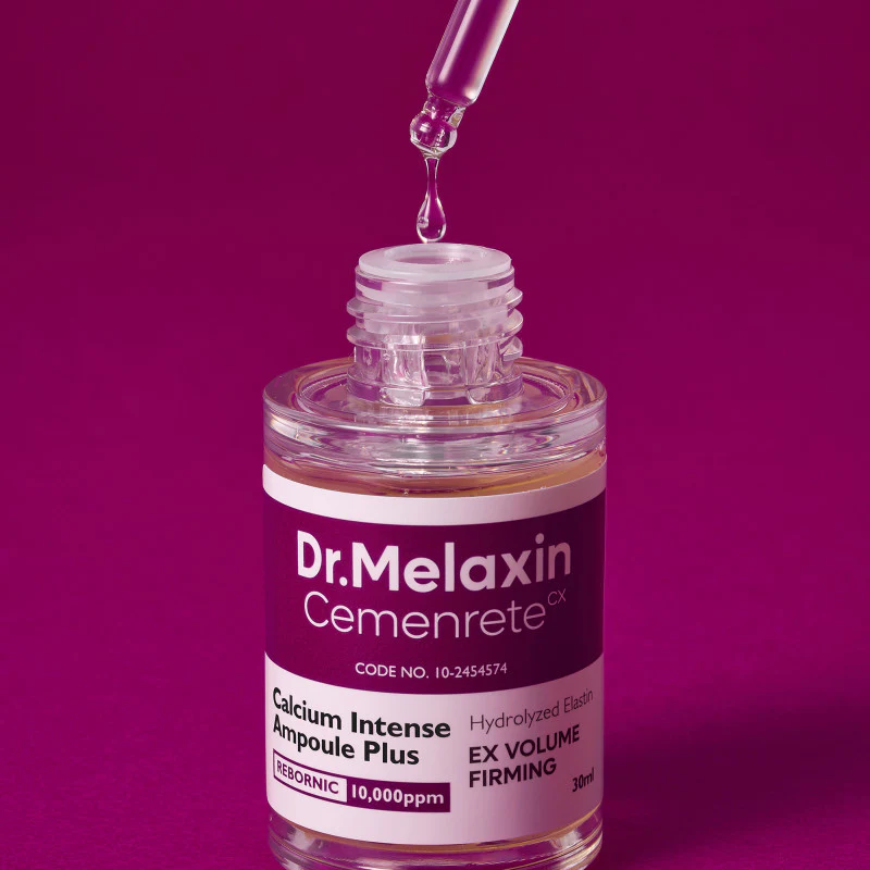 DR.MELAXIN CEMENRETE CALCIUM INTENSE AMPOULE PLUS Ujędrniające serum pod oczy i do twarzy 30 ml - Image 3