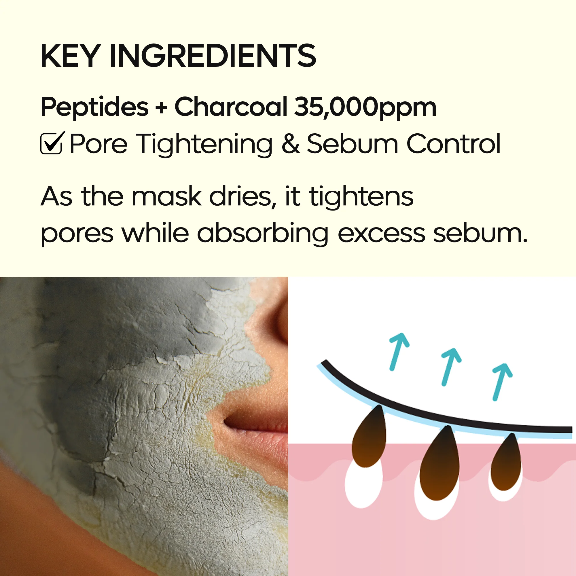 DR. MELAXIN DUBAI PEPTIDE CLAY MASK Oczyszczająca maska z glinką redukująca nadmiar sebum 100 g - Image 7