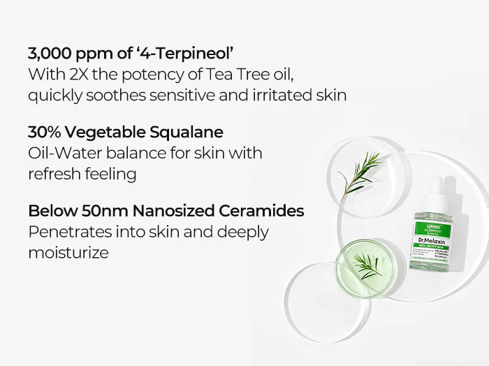 DR.MELAXIN LIPINO OIL Ampoule Lekkie serum olejowe przeciw niedoskonałościom 30 ml - Image 8