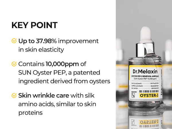 DR.MELAXIN OYSTER PEPTIDE AMPOULE Odmładzające serum peptydowe 30 ml - Image 6