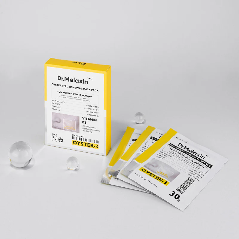 DR.MELAXIN OYSTER PEPTIDE MASK Odmładzające maseczki peptydowe w płachcie 5 x 30 g - Image 2