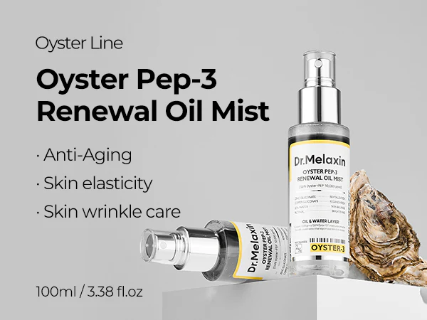 DR.MELAXIN OYSTER PEPTIDE SPRAY AMPOULE Odmładzająca esencja peptydowa - dwufazowa 100 ml - Image 5