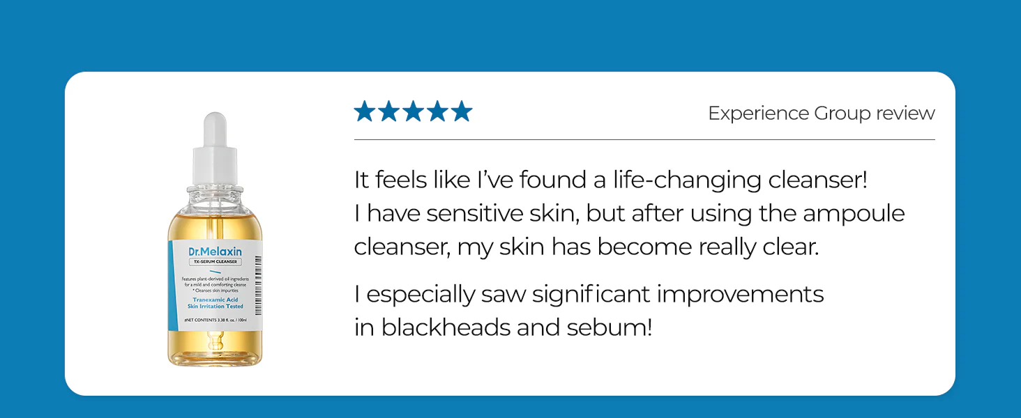 DR.MELAXIN TX-AMPOULE CLEANSER Skoncentrowany żel oczyszczający z kwasem traneksamowym 100 ml - Image 13