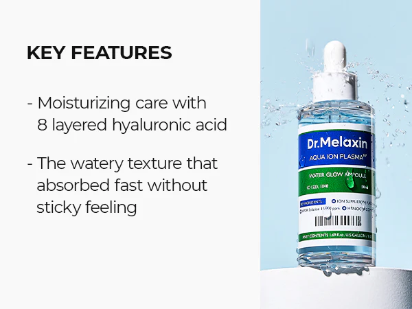 DR.MELAXIN AQUA ION LINE Ampułka nawilżająca 50 ml - Image 5