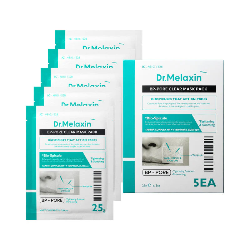 DR.MELAXIN BP LINE Maska oczyszczająca do porów 5 x 25 g