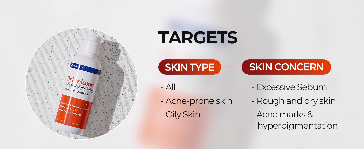 DR.MELAXIN EXOSOME LINE Enzymatyczny puder oczyszczający z egzomosomami 50 g - Image 5