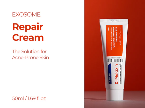 DR.MELAXIN EXOSOME LINE Krem naprawczy z egzomosomami na niedoskonałości 50 ml - Image 4