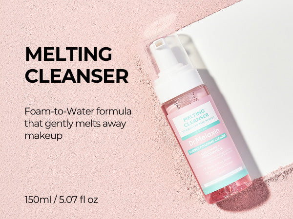 DR.MELAXIN MELTING LINE Nawilżająca pianka oczyszczająca do twarzy 150 ml - Image 8