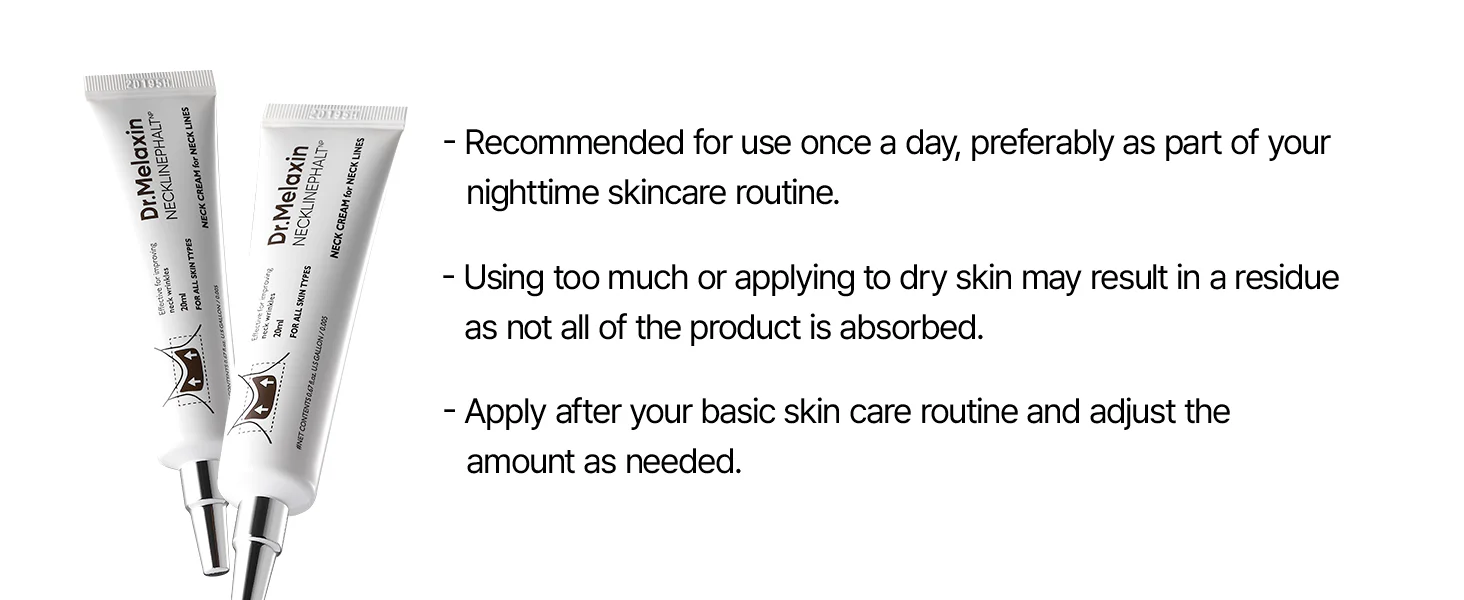 DR.MELAXIN NECKLINEPHALT LINE Ujędrniający krem na szyję 20 ml - Image 5