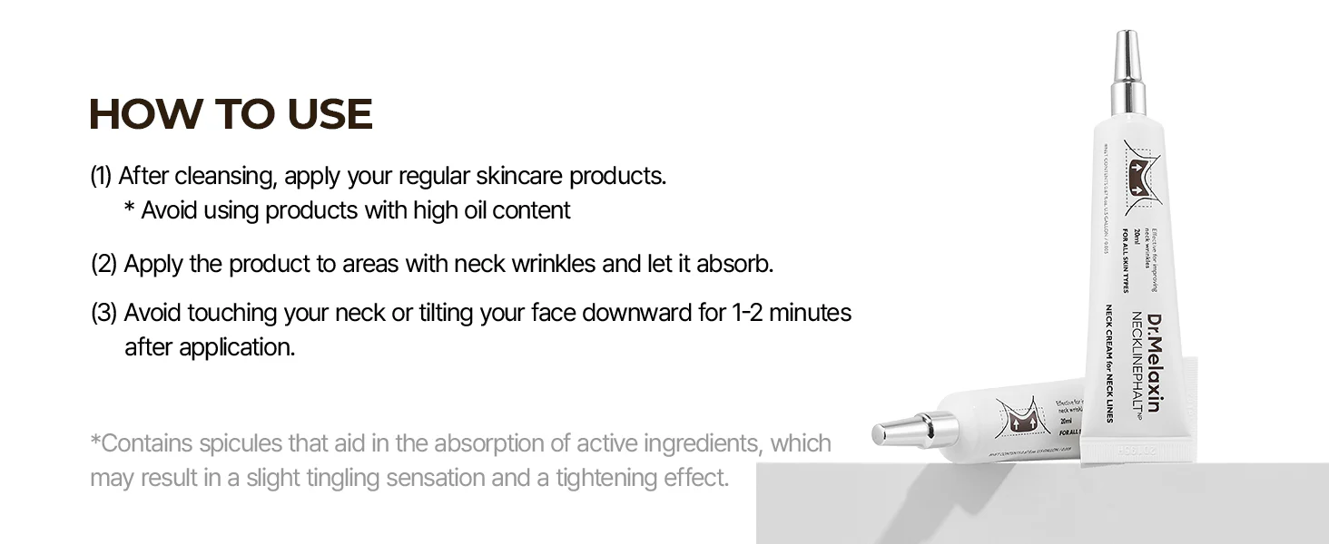 DR.MELAXIN NECKLINEPHALT LINE Ujędrniający krem na szyję 20 ml - Image 6