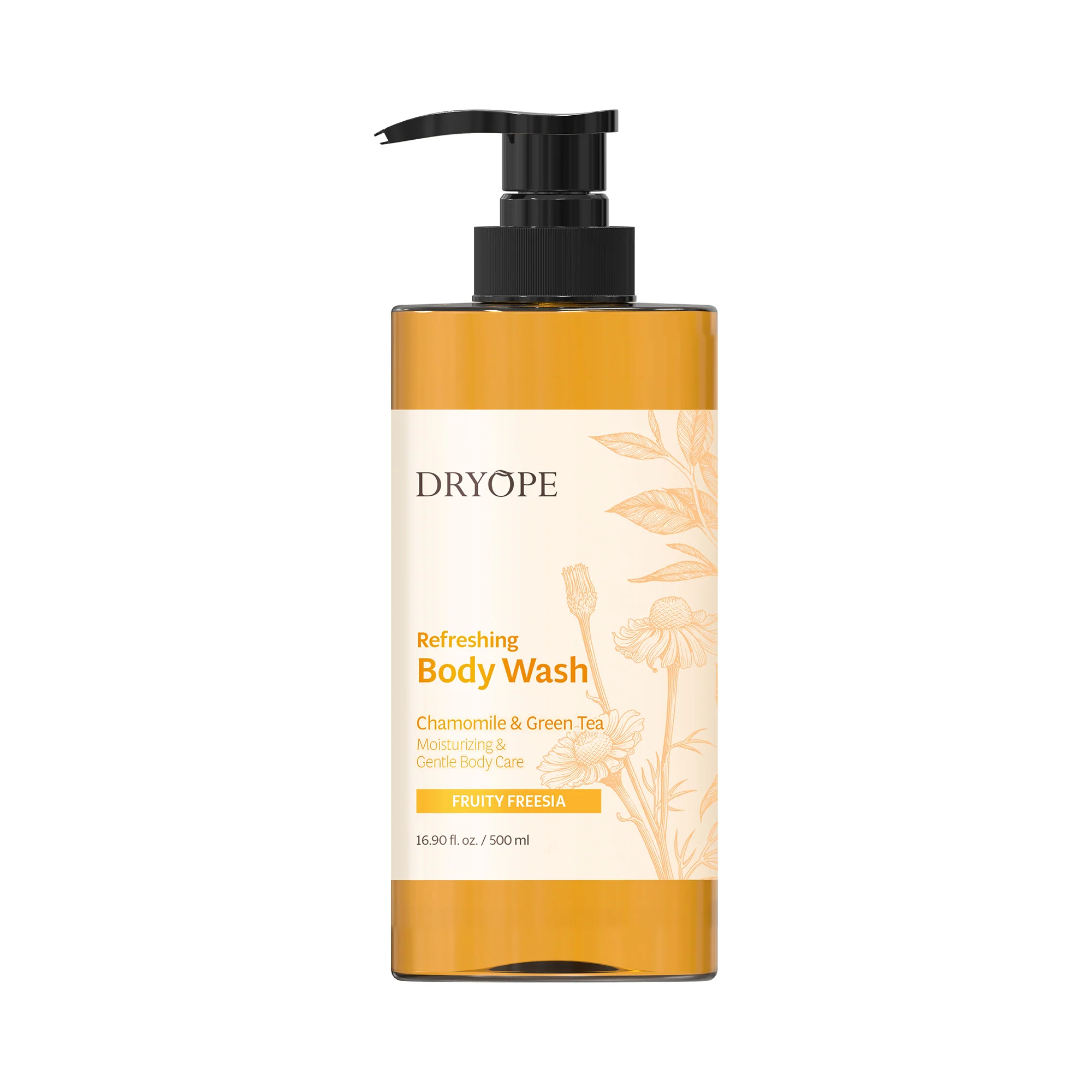 DRYOPE REFRESHING BODY WASH Wegański żel pod prysznic Friuty Freesia 500 ml