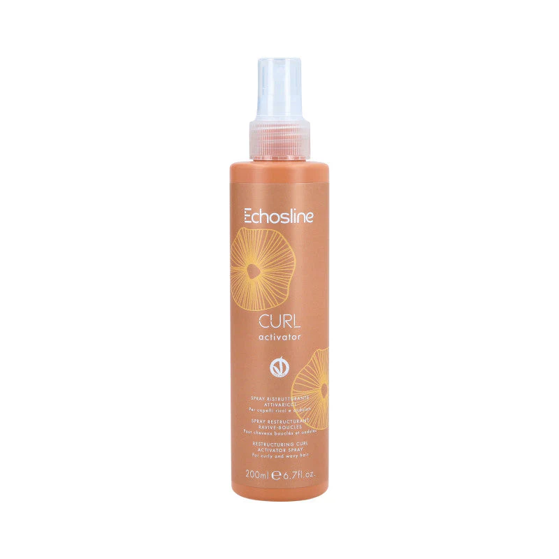 ECHOSLINE CURL ACTIVATOR Odbudowujący spray aktywujący skręt włosów kręconych i falowanych 200 ml