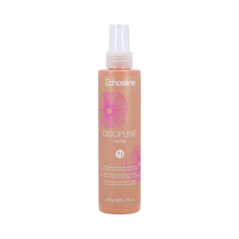 ECHOSLINE DISCIPLINE ANTI-FRIZZ Wegański dyscyplinujący spray przeciwdziałający puszeniu włosów 200 ml