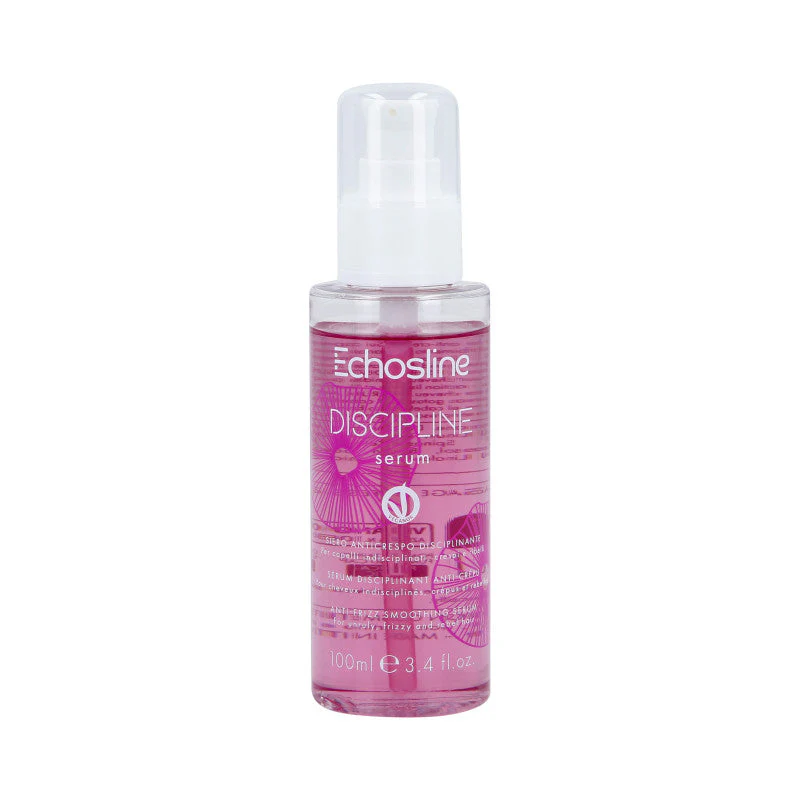 ECHOSLINE DISCIPLINE ANTI-FRIZZ Wegańskie serum wygładzająco-dyscyplinujące włosy puszące 100 ml