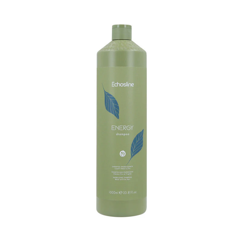 ECHOSLINE ENERGY Wzmacniający szampon do włosów cienkich i słabych 1000 ml