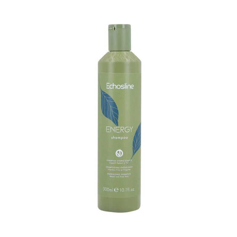 ECHOSLINE ENERGY Wzmacniający szampon do włosów cienkich i słabych 300 ml