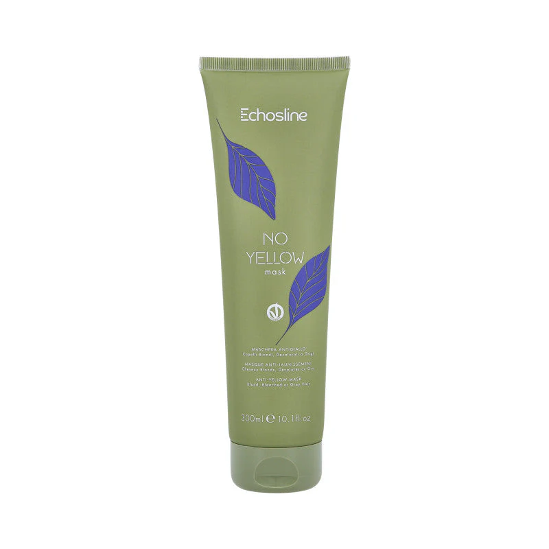 ECHOSLINE NO YELLOW Maska do włosów blond neutralizująca żółte tony 300 ml