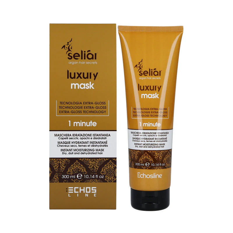 ECHOSLINE SELIAR LUXURY Intensywnie nawilżająca maska do włosów suchych 300 ml